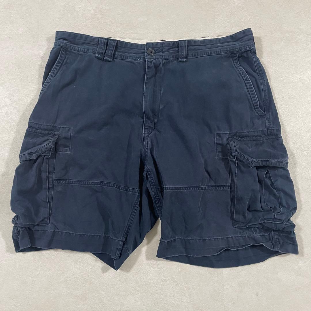 90s POLO RALPH LAUREN ハーフパンツ ネイビー サイズ40