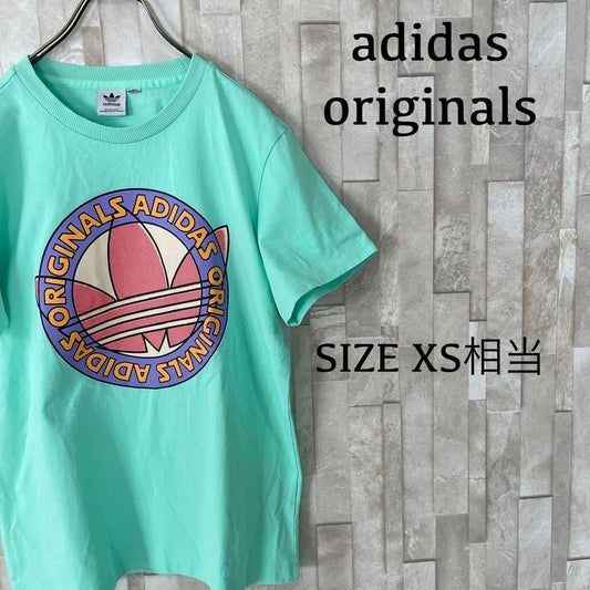 古着 adidas Originals 半袖Tシャツ トレフォイルロゴプリント