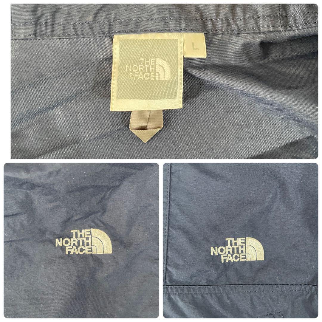 古着 THE NORTH FACE ナイロンジャケット サイズL ネイビー
