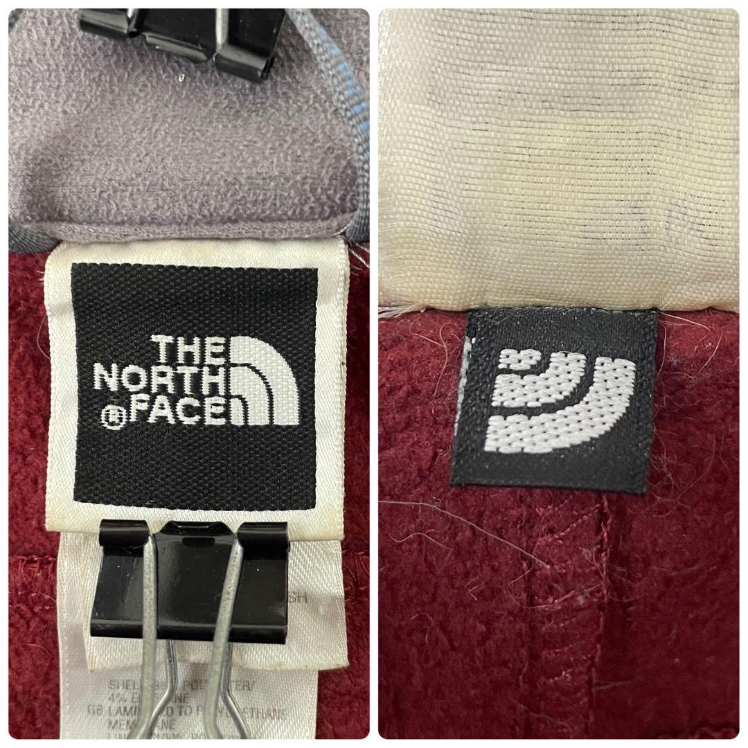古着THE NORTH FACE ナイロンジャケット APEX ワインレッド