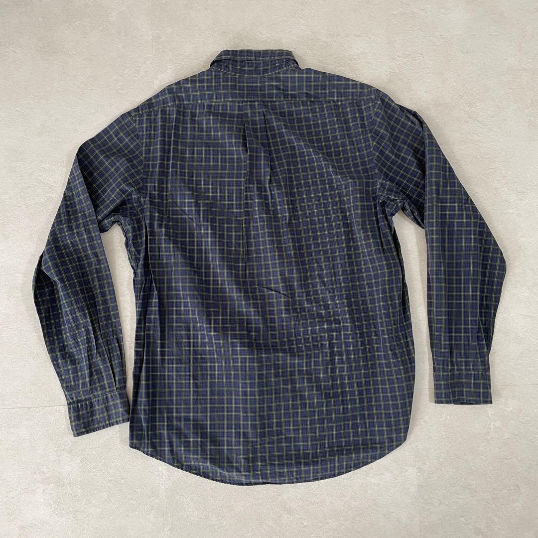 【美品】90s POLO RALPH LAUREN 長袖シャツ L チェック柄