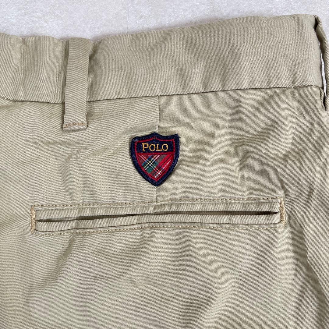 古着 POLO RALPH LAUREN ハーフパンツ サイズ28 ベージュ