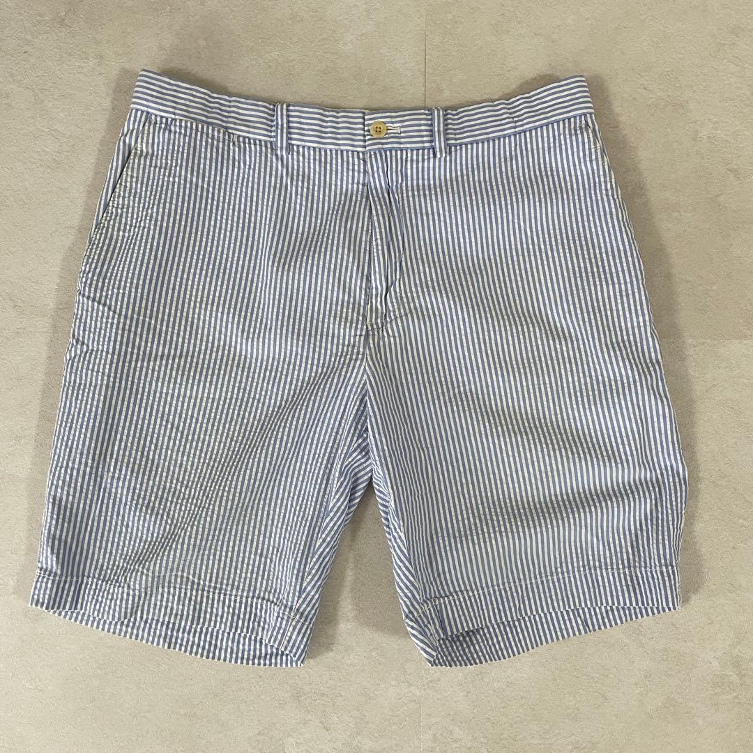 【美品】POLO RALPH LAUREN ハーフパンツ サイズ34 ストライプ