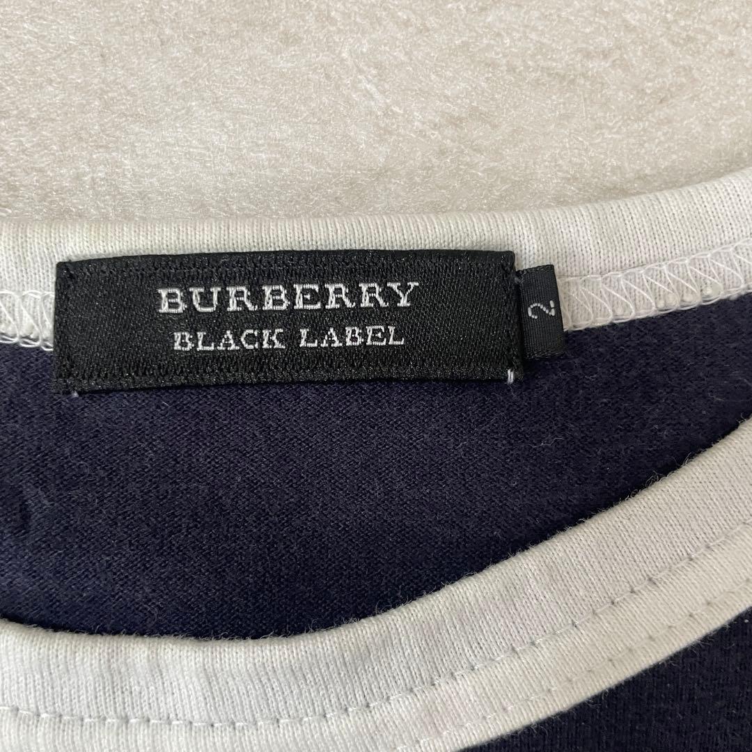 BURBERRY BLACKLABEL バックプリント 半袖Tシャツ 2サイズ