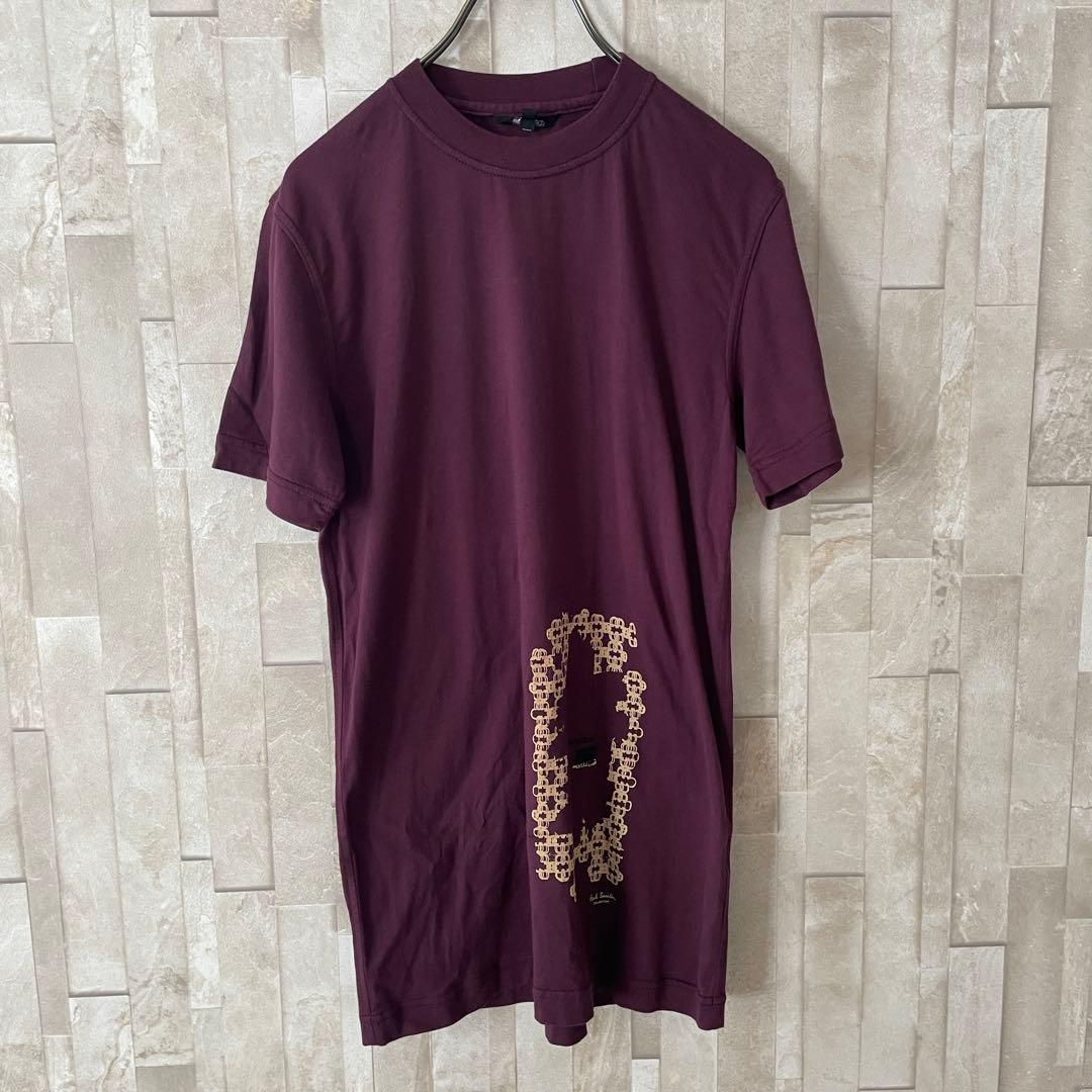 【美品】古着 Paul Smith 半袖Tシャツ Fサイズ パープル