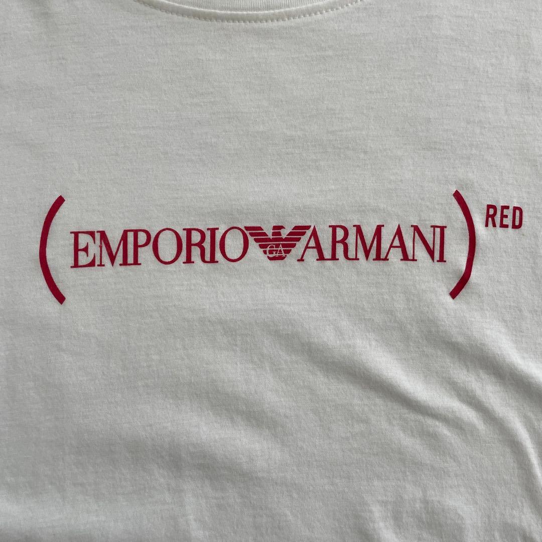 【美品】古着 EMPORIO ARMANI 半袖Tシャツ Mサイズ ホワイト