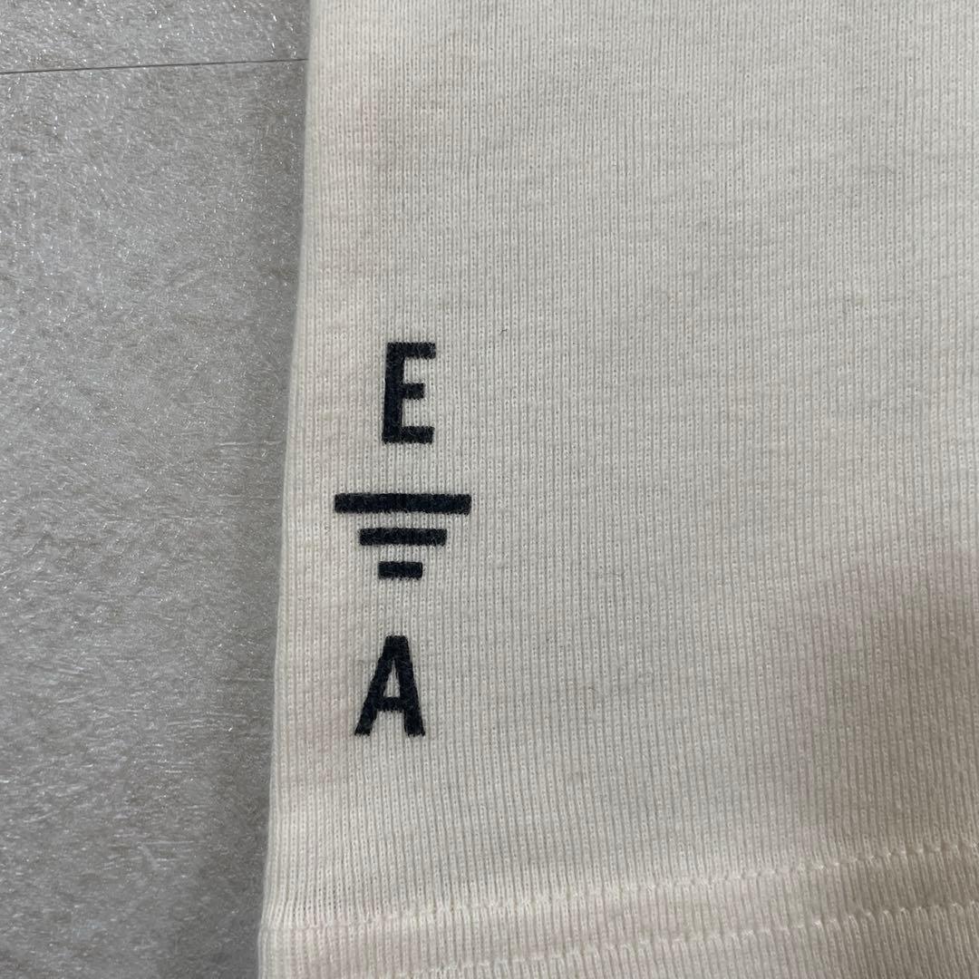 古着 EMPORIO ARMANI Tシャツ Vネック アイボリー Mサイズ