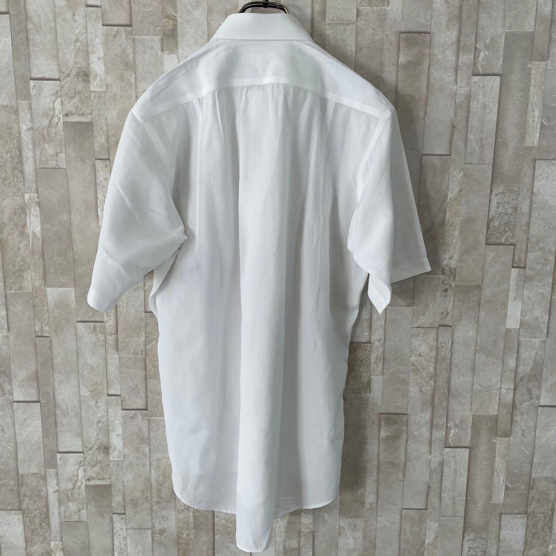 古着 Aquascutum 半袖シャツ サイズ40 ホワイト