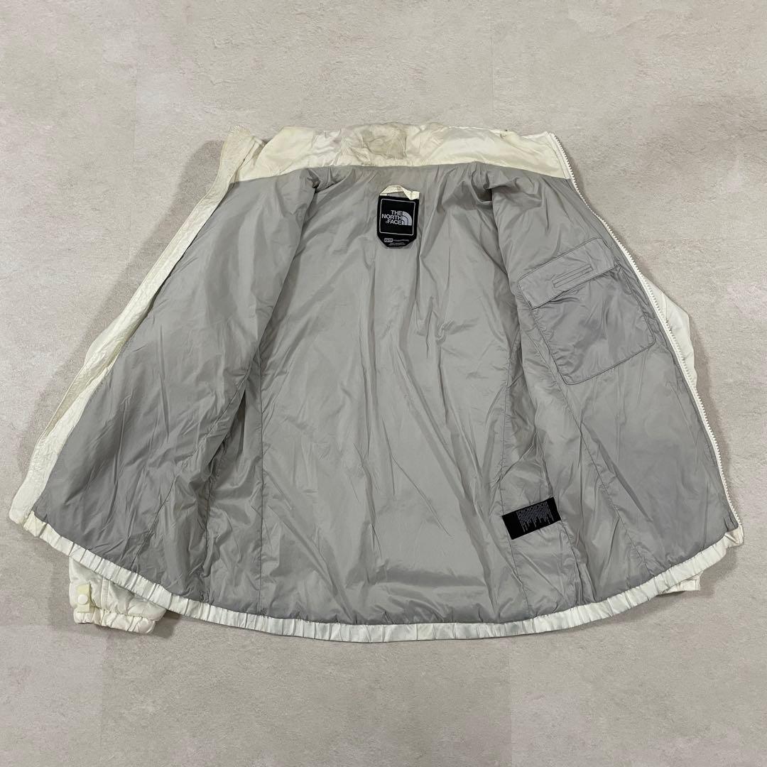 古着 THE NORTH FACE ダウンジャケット XS ホワイト
