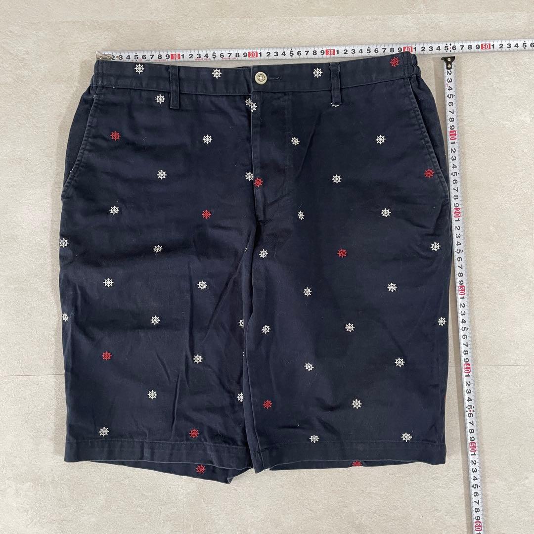 【美品】Kent IN TRADITION ハーフパンツ 総柄 XL ネイビー