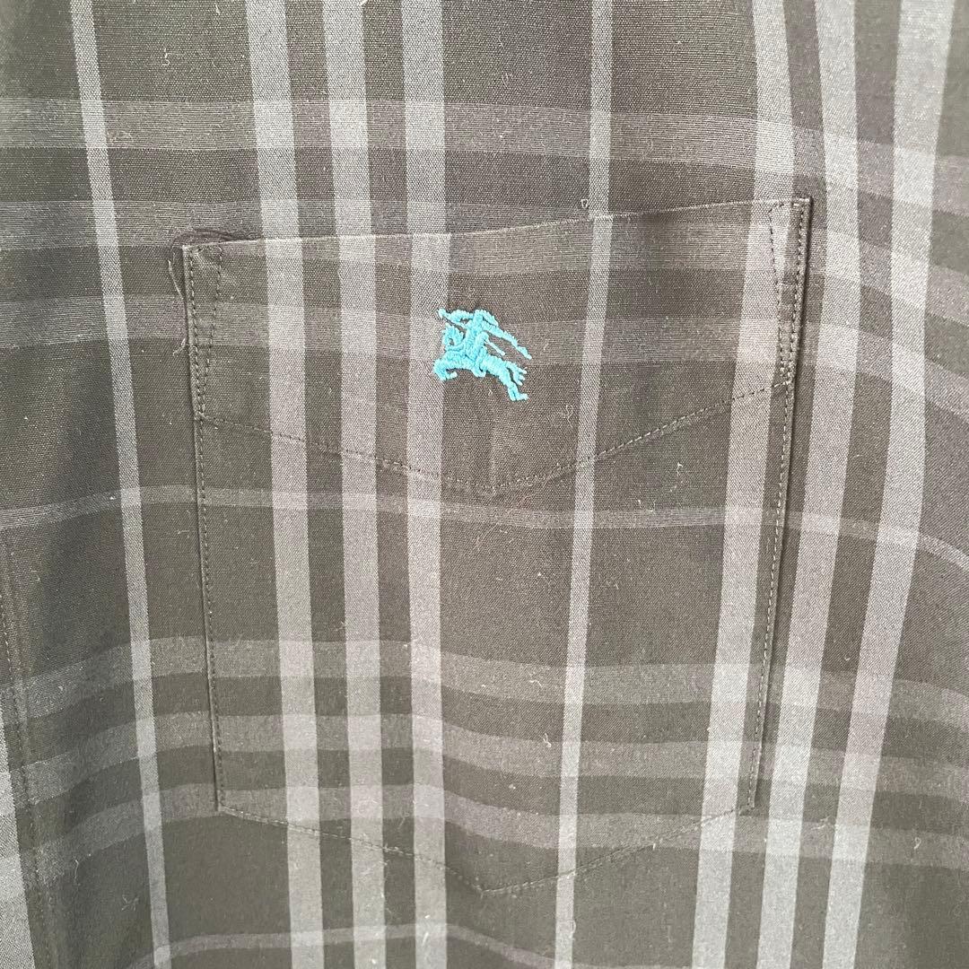 古着 BURBERRY BLACK LABEL長袖シャツ バーバリーチェック
