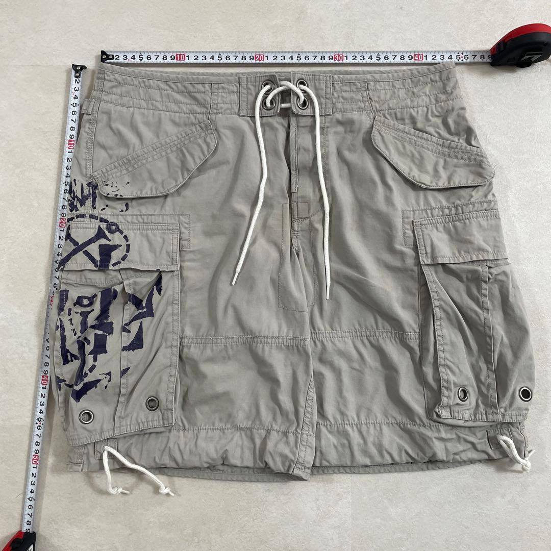 90s POLO RALPH LAUREN ハーフパンツ グレー 34サイズ