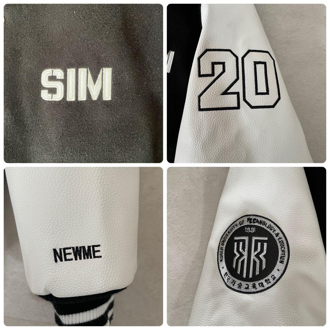 【希少韓国限定】⭐︎日本未発売⭐︎TIJURI スタジャン バックロゴ刺繍 M