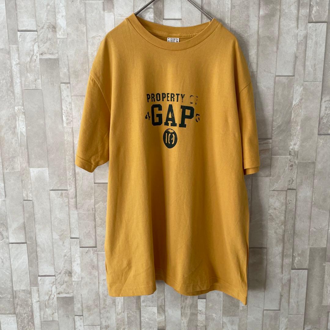 【美品】古着 GAP PROPERTY 半袖Tシャツ XSサイズ マスタード