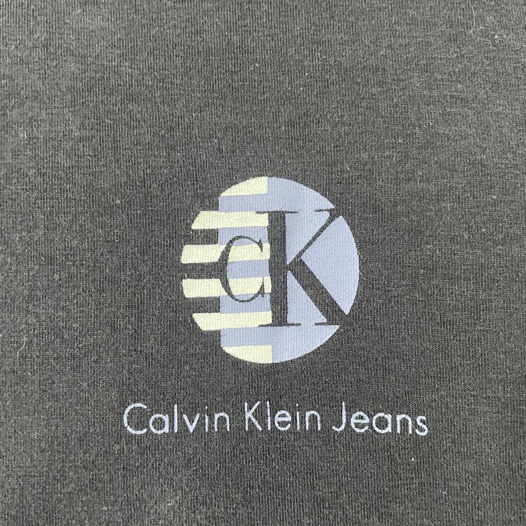 【美品】Calvin Klein Jeans Vネック 長袖Tシャツ M