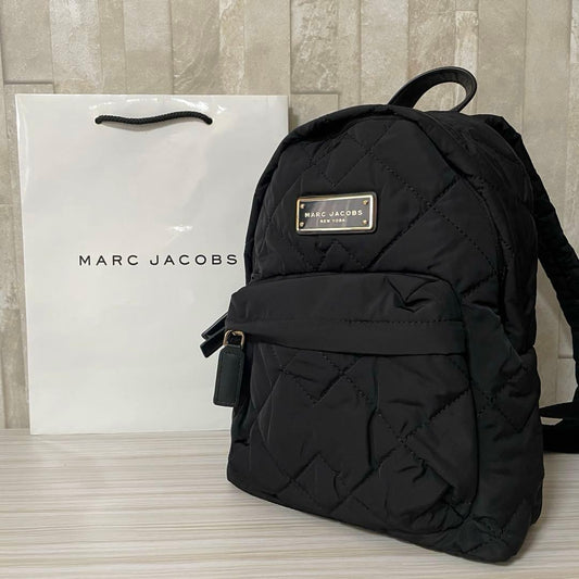訳あり新品 MARC JACOBS バックパック キルティング 黒