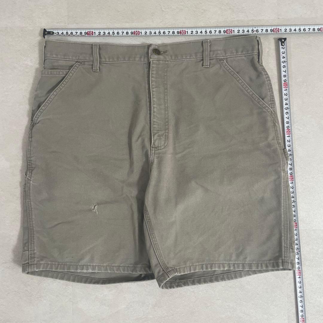 古着Carhartt ハーフパンツ カーゴパンツ サイズ36 グレー
