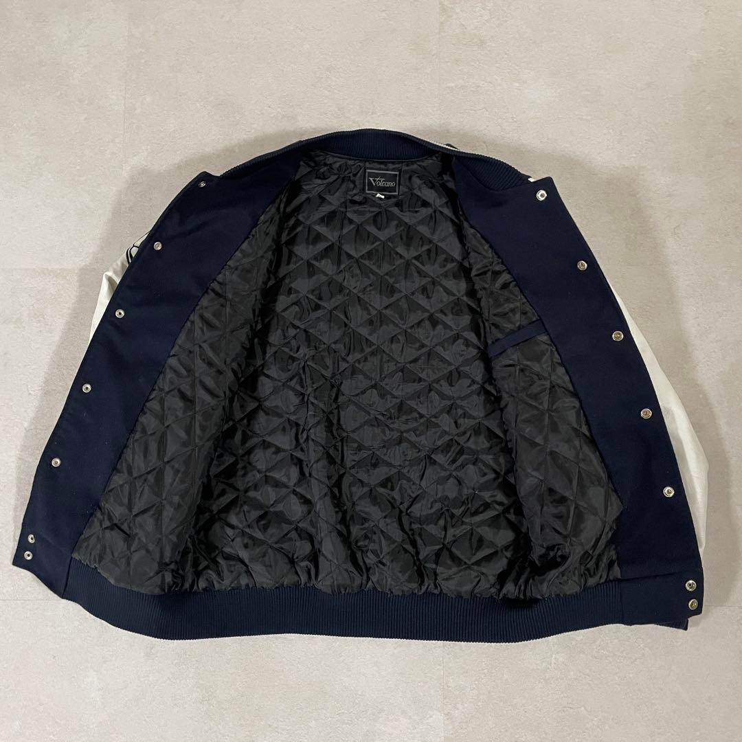 【希少韓国限定】日本未発売 Volcano カレッジ スタジャン バッグロゴ刺繍