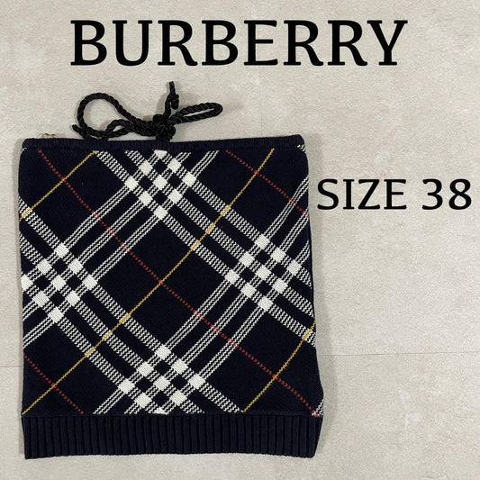 【美品】BURBERRY BLUE LABEL ネックウォーマー サイズ38