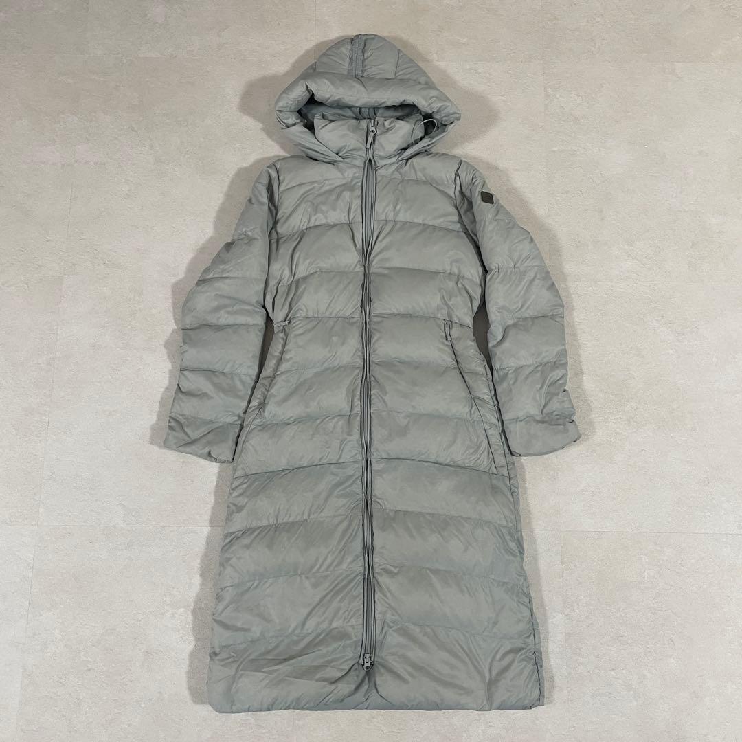 古着 THE NORTH FACE ロングダウンジャケット M グレー