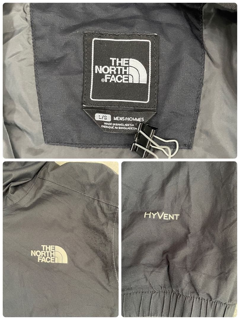 古着 THE NORTH FACE マウンテンパーカーHYVENT 紺色 L