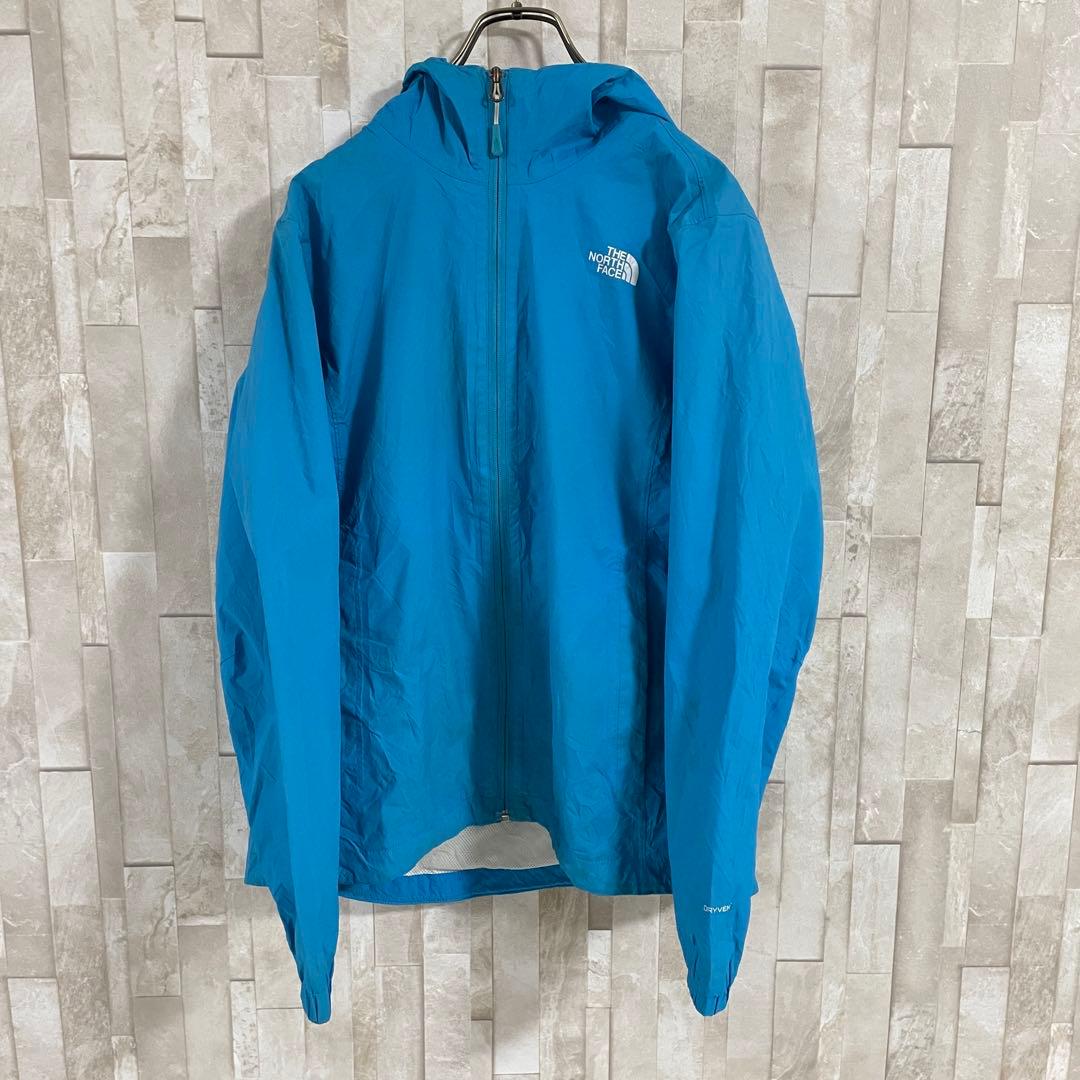 古着 THE NORTH FACE マウンテンパーカー DRYVENT 青 M