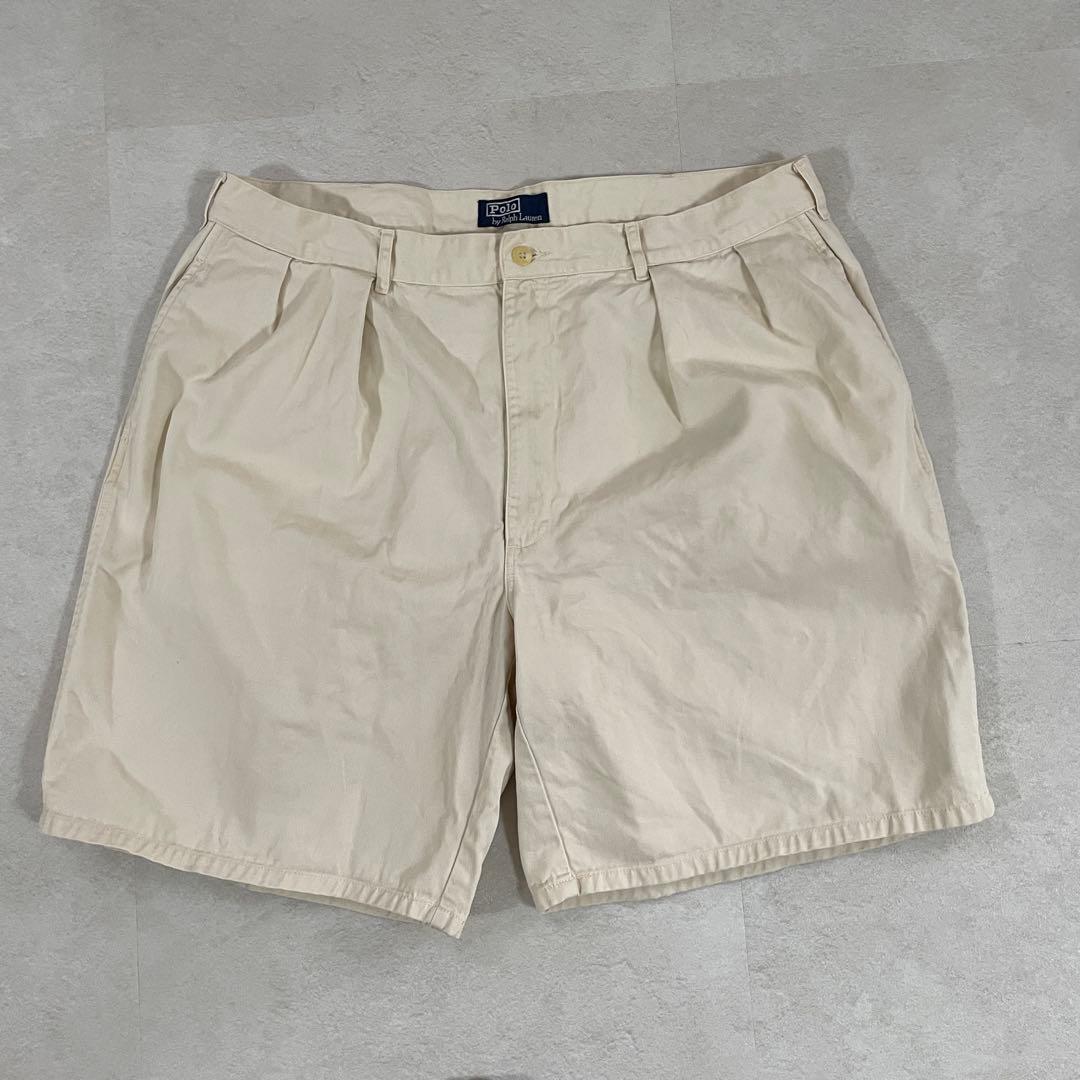 90s POLO RALPH LAUREN ポロチノ 初期タグ 40 クリーム