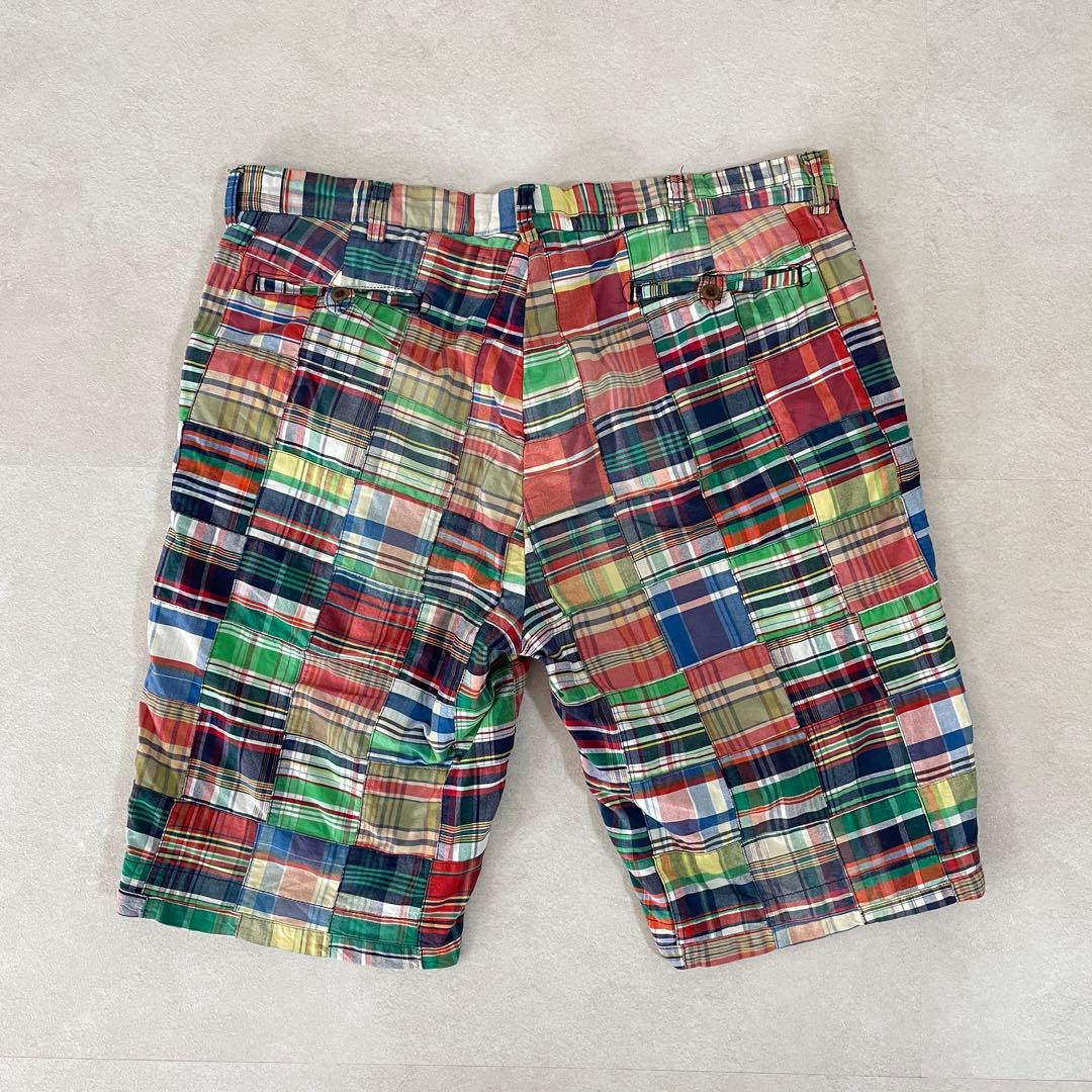 【美品】90s POLO RALPH LAUREN ハーフパンツ パッチワーク