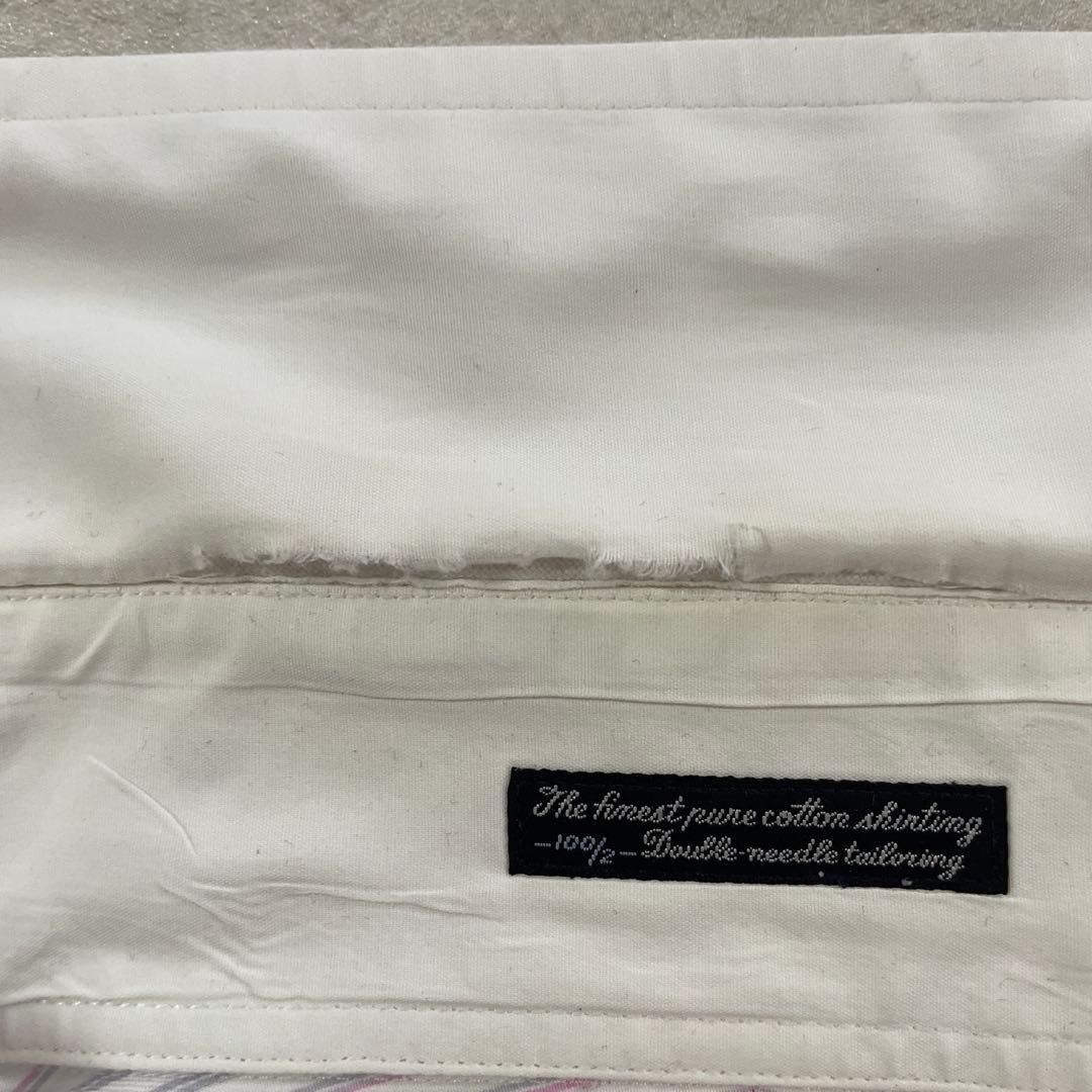 古着 BURBERRY BLACK LABEL 長袖シャツ ストライプ 38