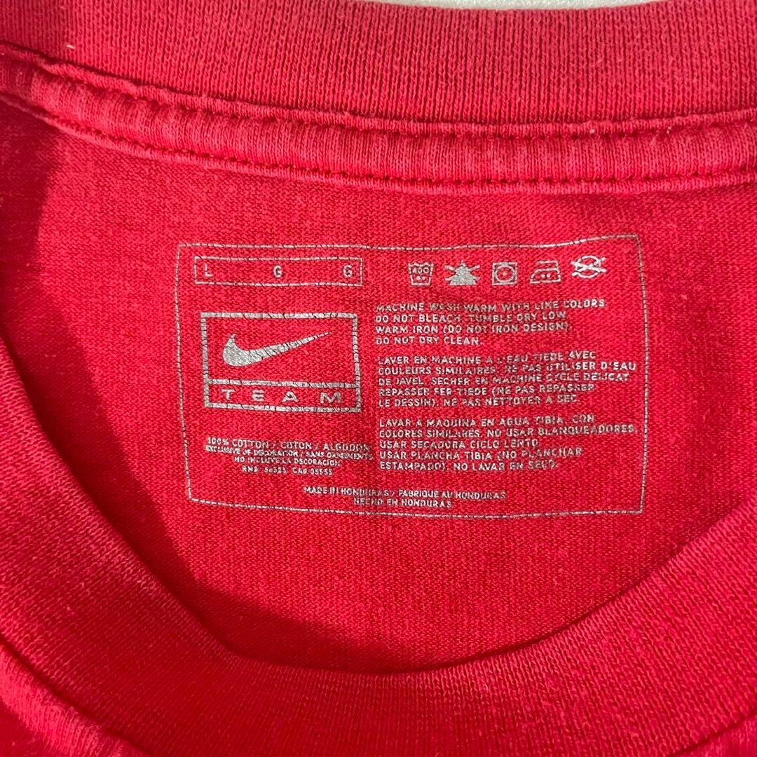 USA古着 NIKE 半袖Tシャツ Lサイズ レッド