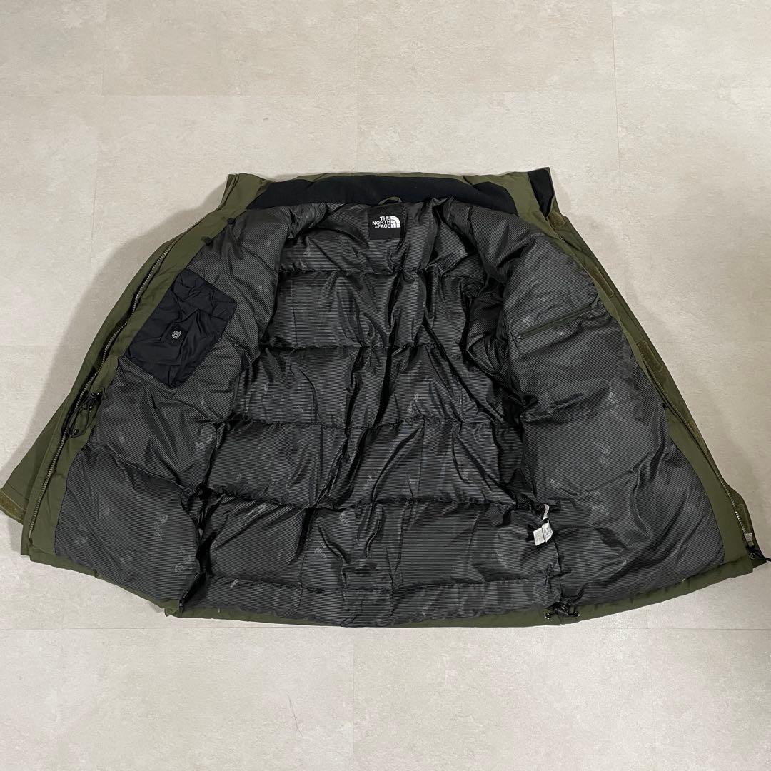 古着 THE NORTH FACE ダウンジャケット HYVENT カーキ L