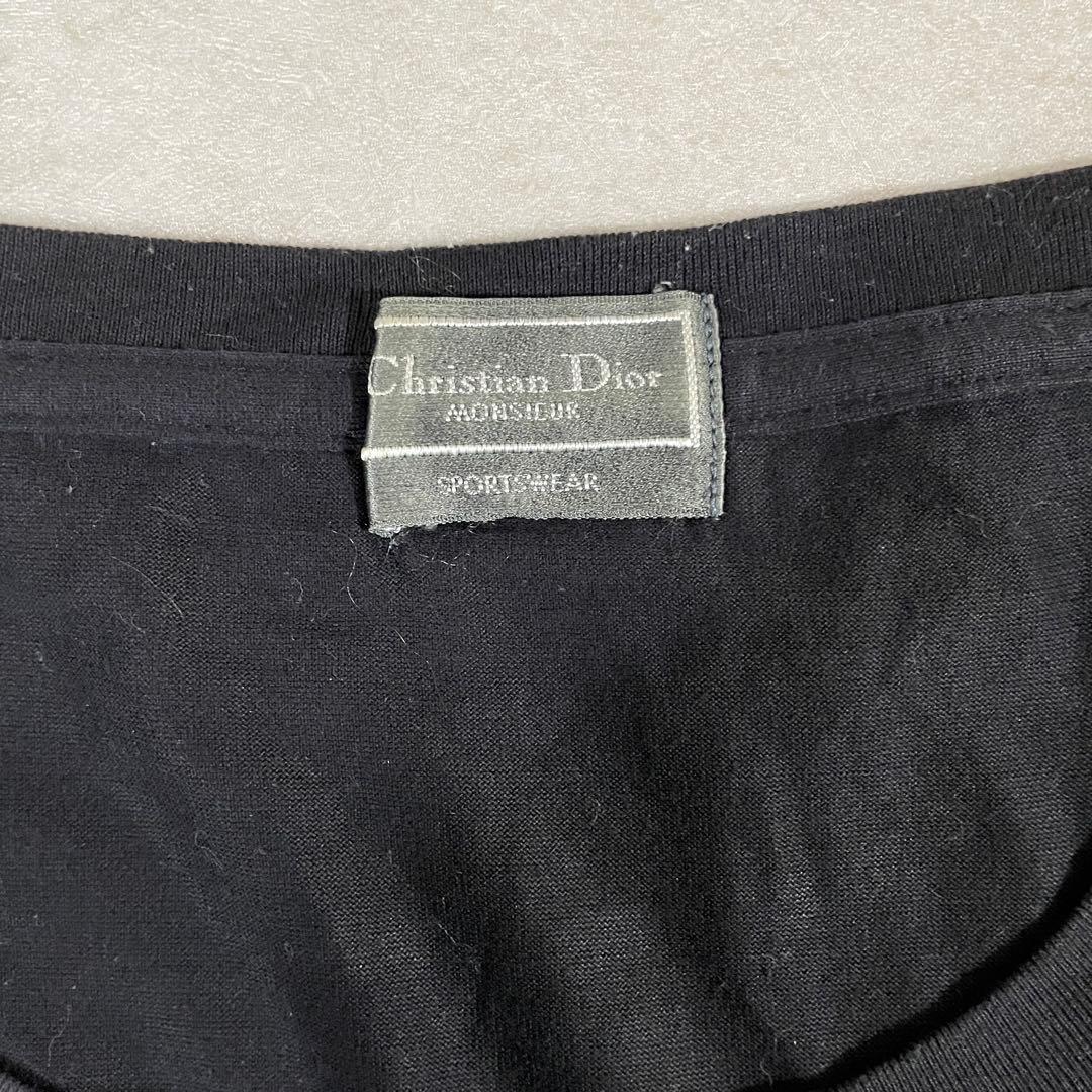 【美品】Christian Dior Sport 半袖Tシャツ ロゴ刺繍 M