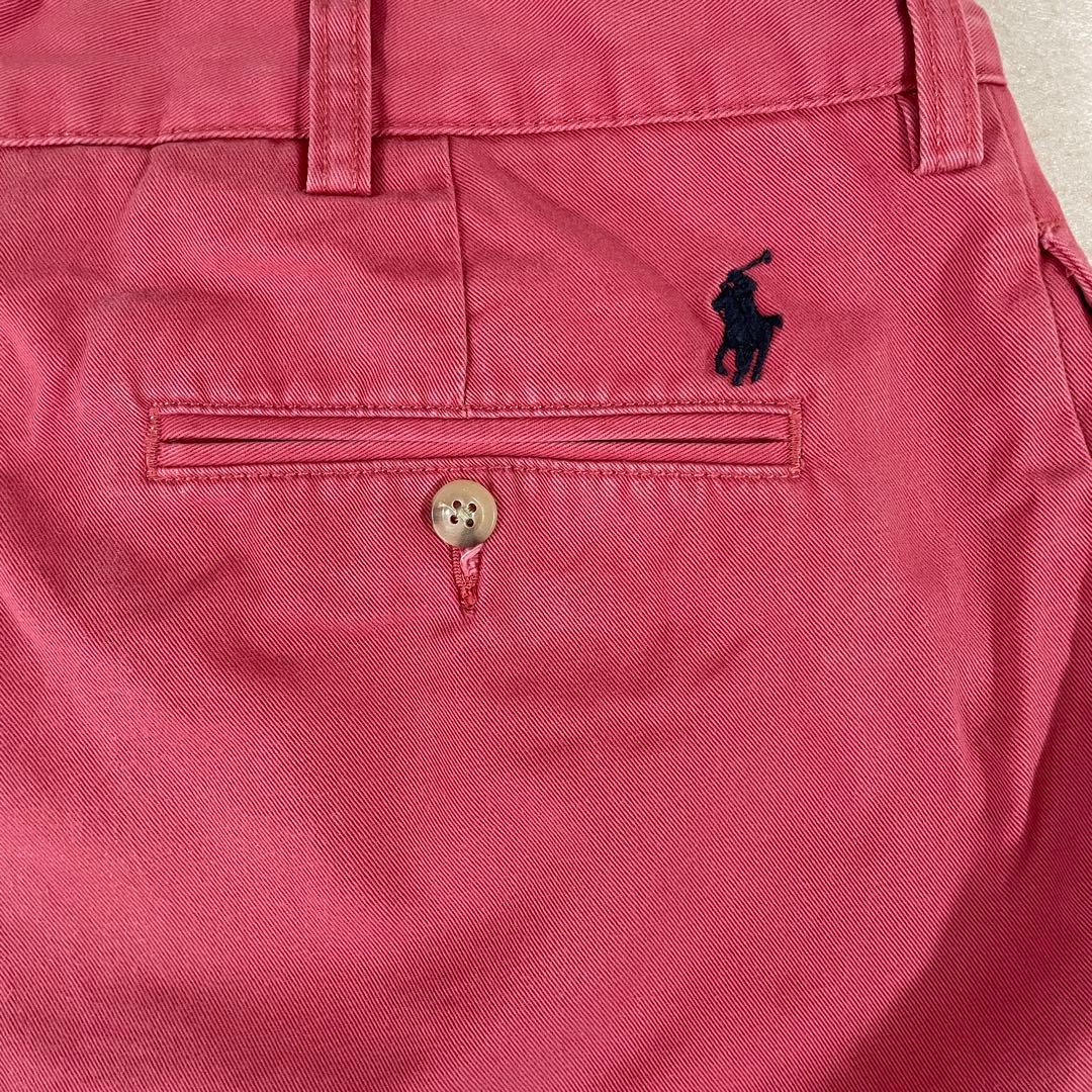 90s POLO RALPH LAUREN ハーフパンツ 40 ピンク