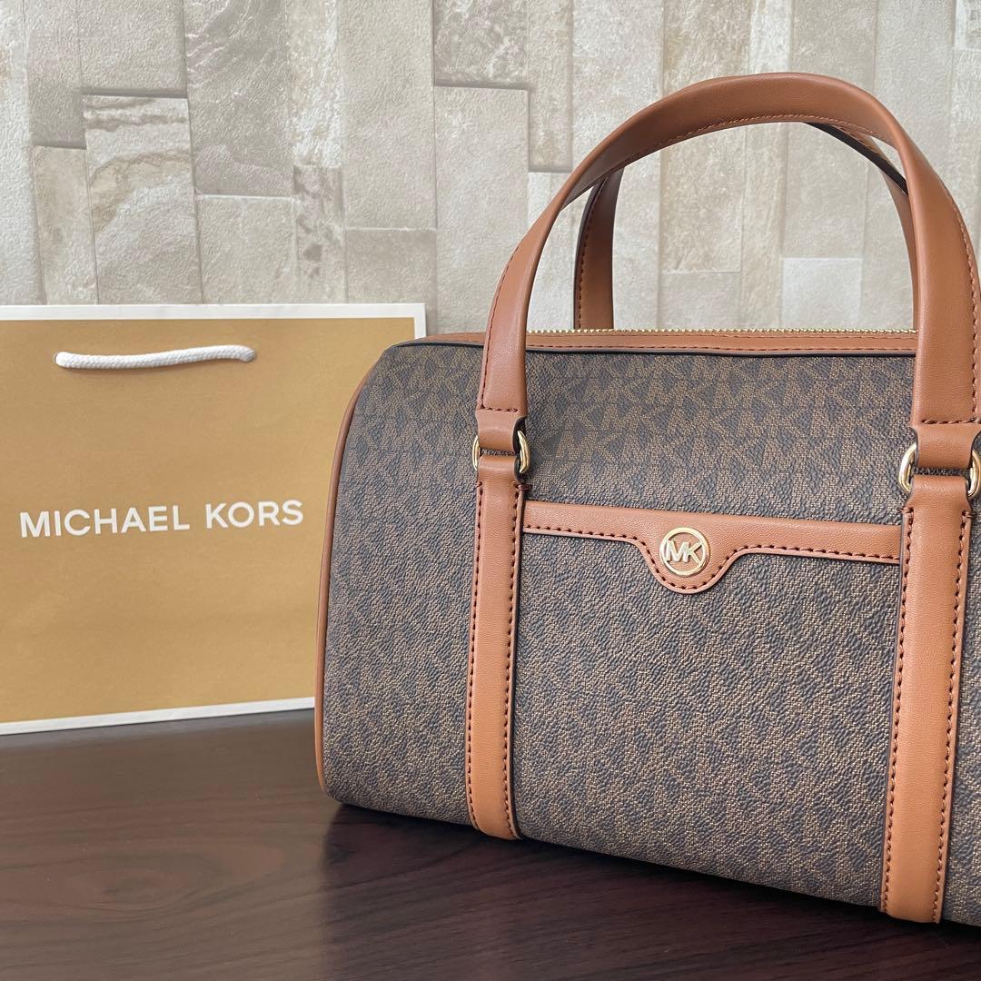 訳あり新品 MICHAEL KORS ハンドバッグ ブラウン