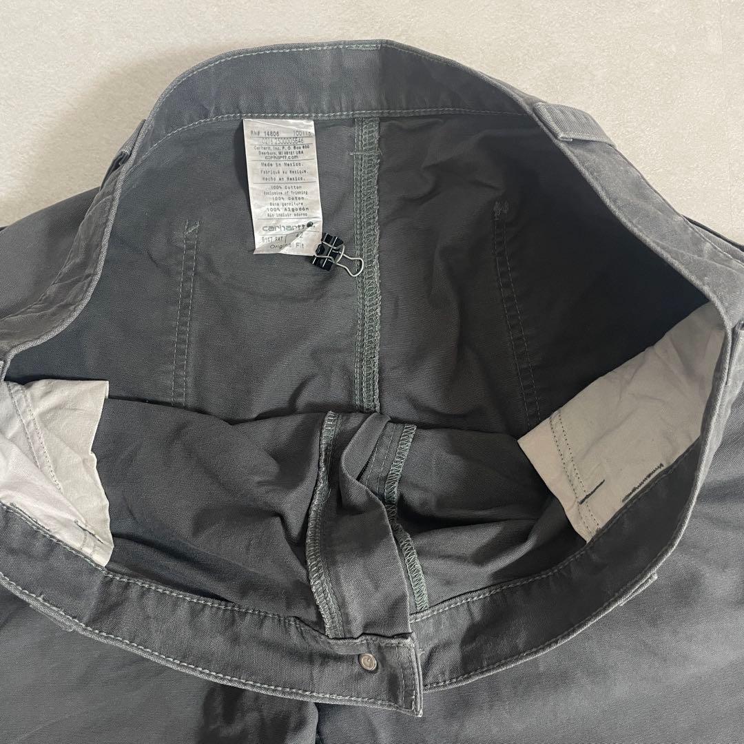 【美品】Carhartt ハーフパンツ サイズ42 グレー