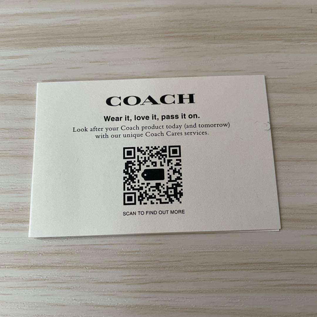 訳あり新品 COACH 長財布 シグネチャー柄 デニムマルチ