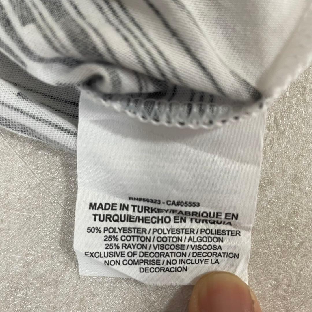 【美品】古着 NIKE 半袖Tシャツ Mサイズ ホワイト ボーダー柄