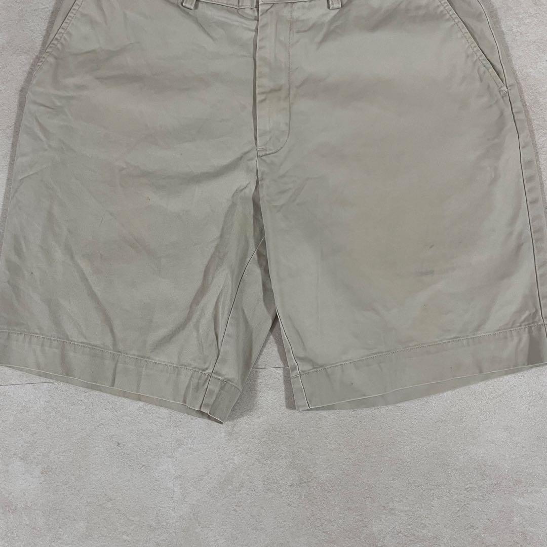 90s POLO RALPH LAUREN ハーフパンツ サイズ33 ベージュ