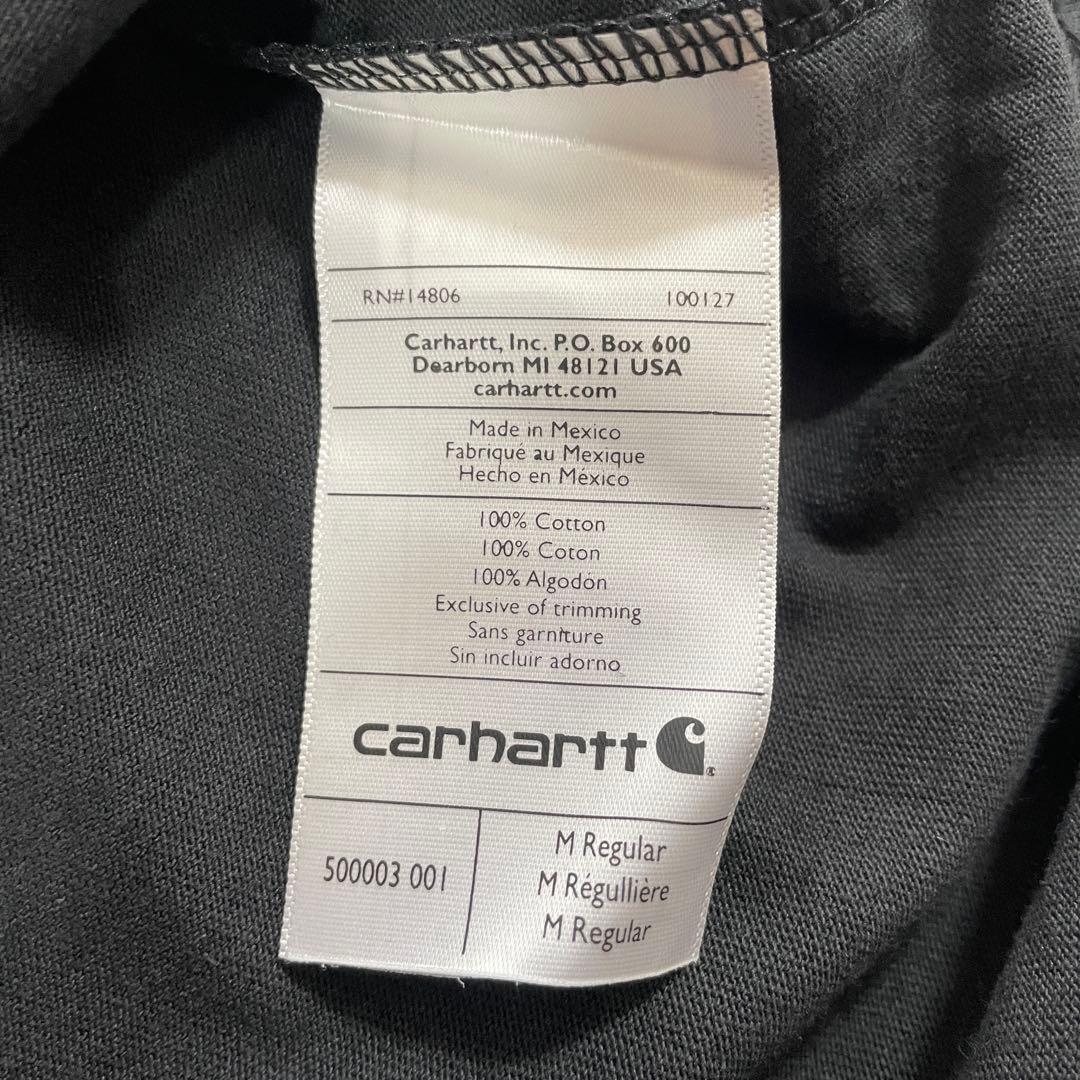 【新品未使用タグ付】carhartt バックロゴ Tシャツ Mサイズ
