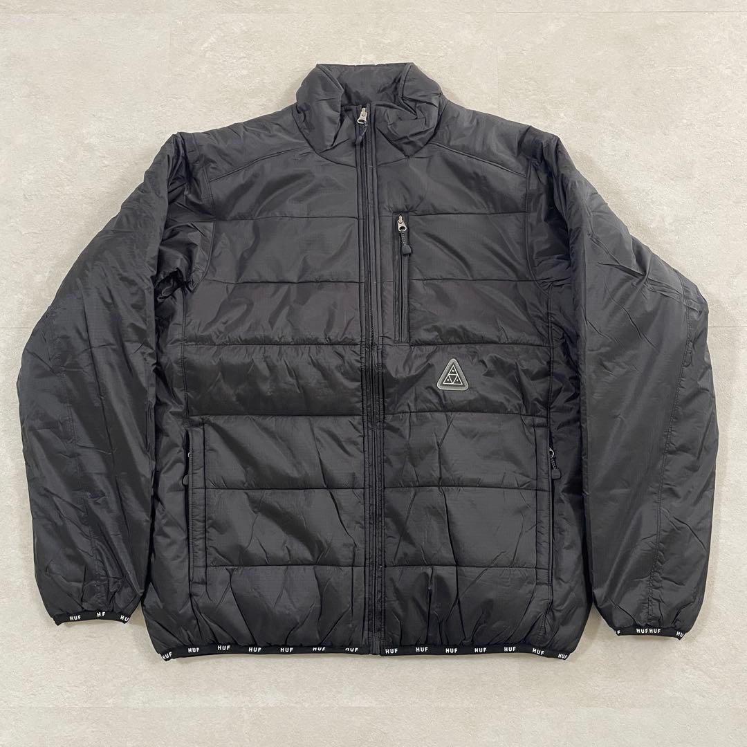 【新品未使用タグ付】HUF ジョージパフィージャケット Mサイズ ブラック