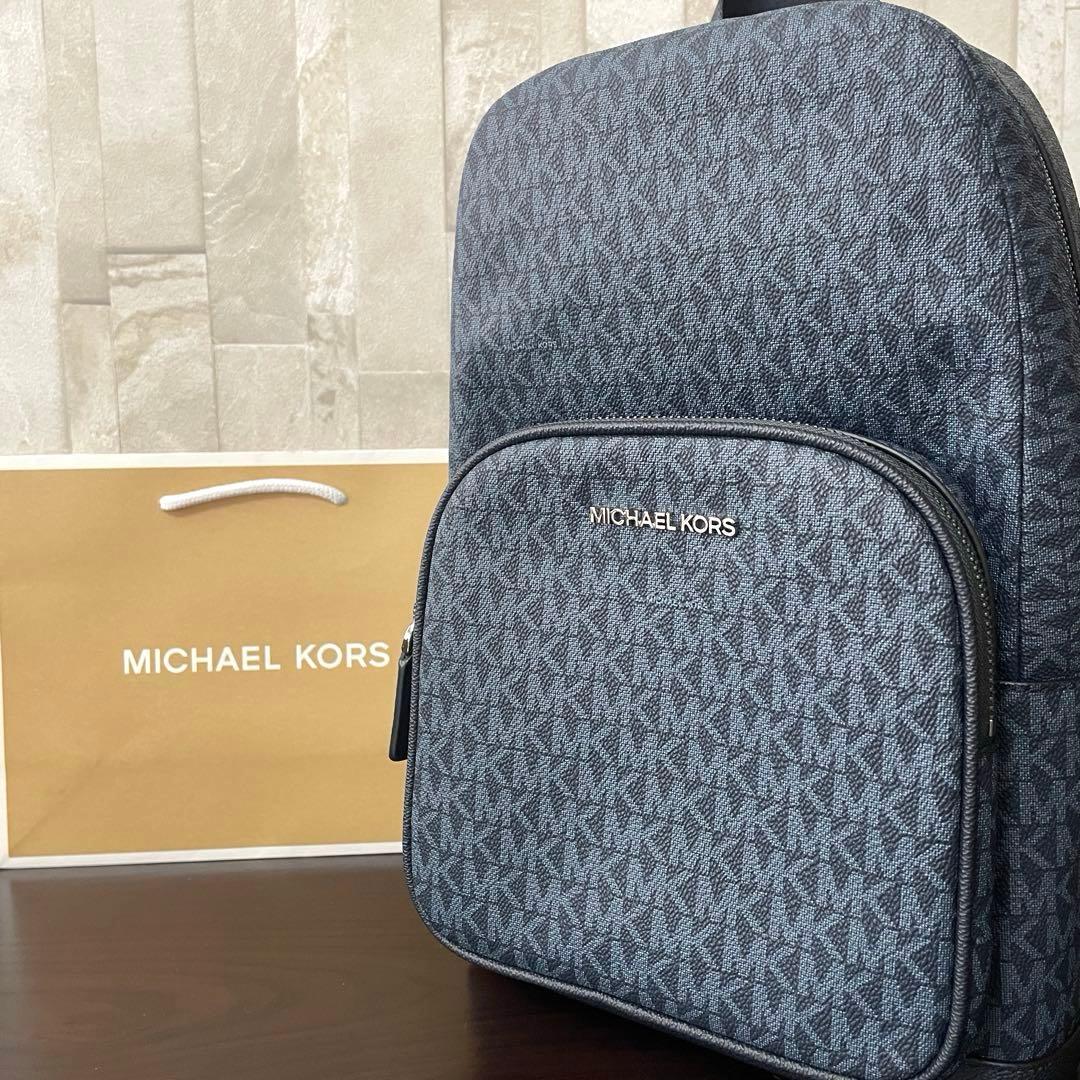 訳あり新品 MICHAEL KORS ショルダーバッグ ネイビー