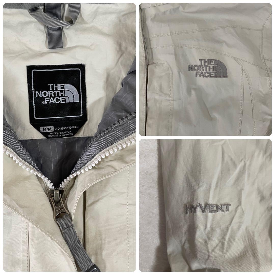古着 THE NORTH FACE マウンテンパーカー HYVENT 白色 M