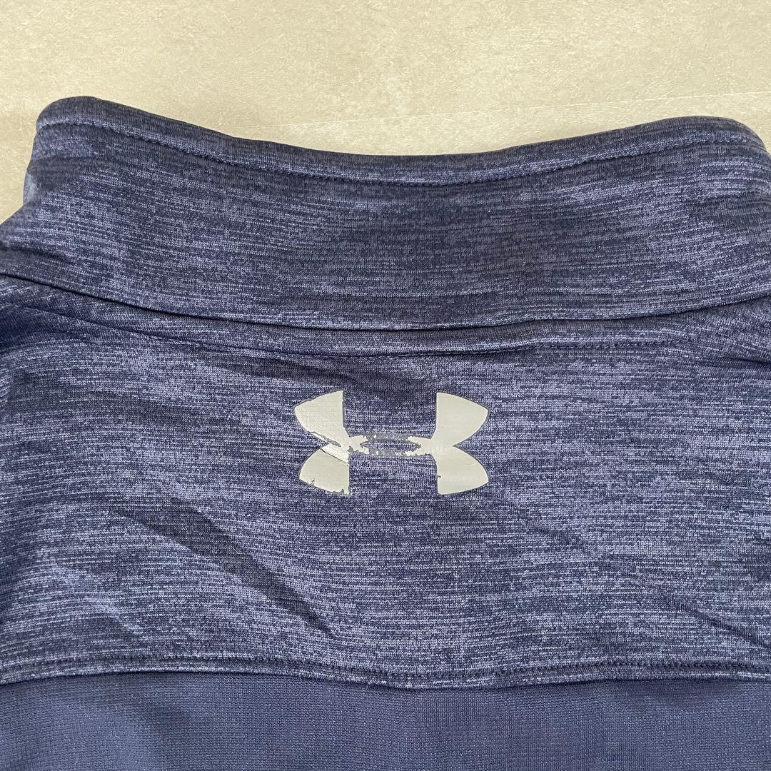 古着 UNDER ARMOUR アンダーアーマー ハーフジップ ジャケット 紺