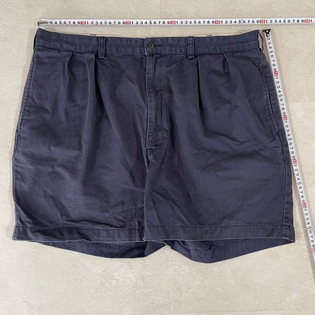 【美品】90s POLO RALPH LAUREN ハーフパンツ 40 紺色