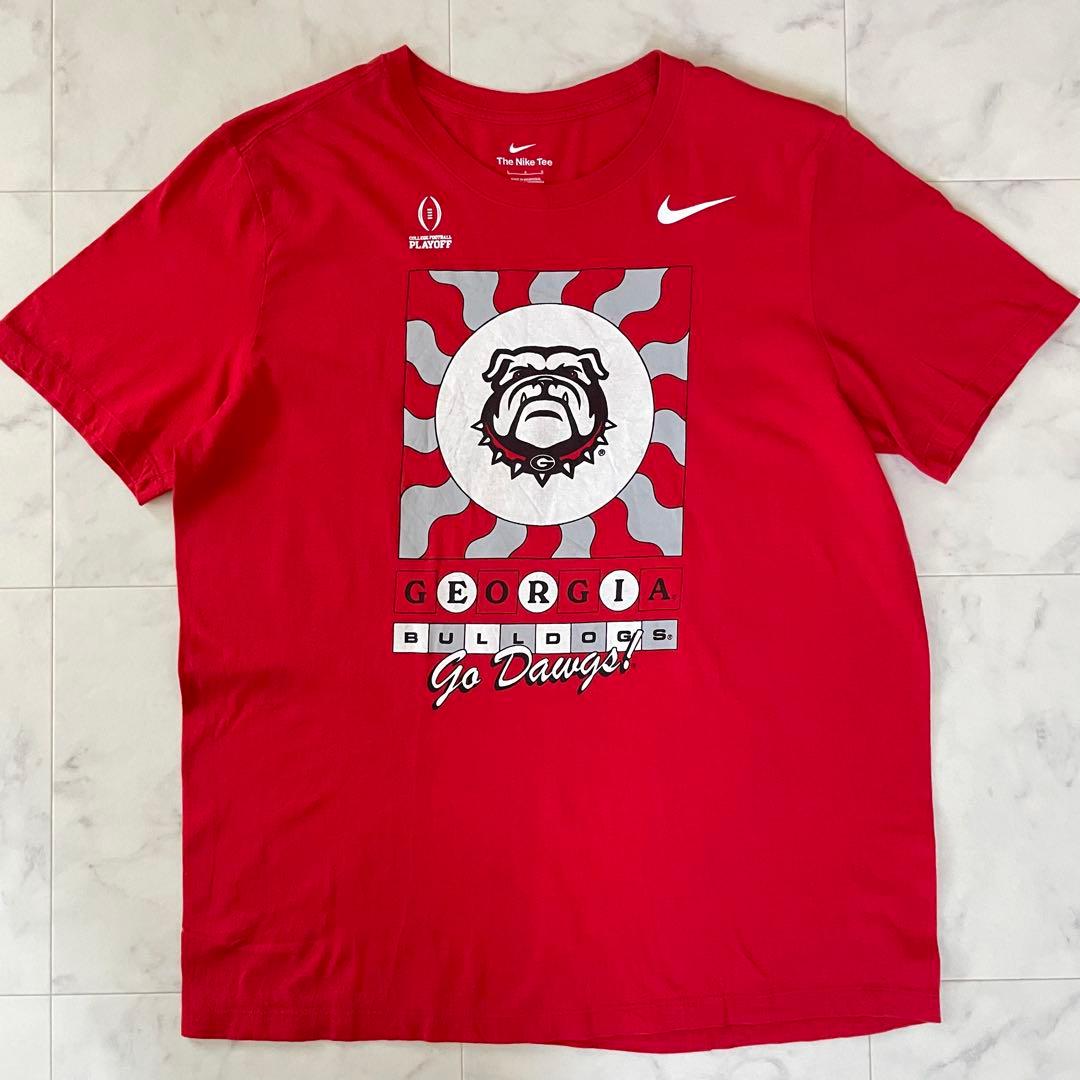 USA古着 NIKE カレッジTシャツ Lレッド The Nike Tee
