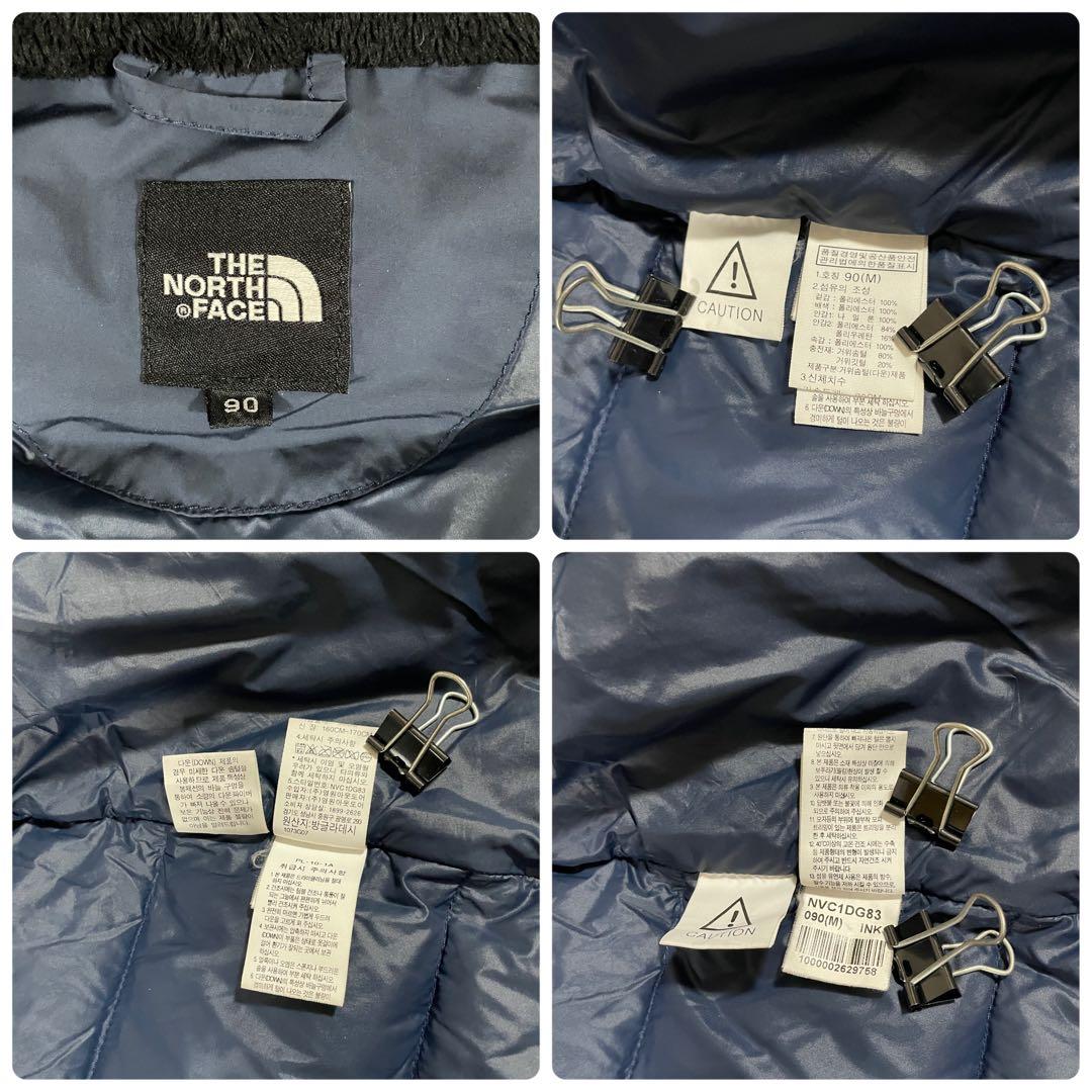 古着 THE NORTH FACE ダウンジャケット サイズM ネイビー