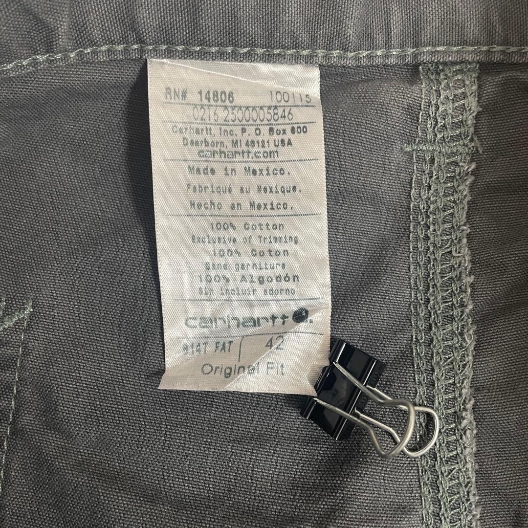 【美品】Carhartt ハーフパンツ サイズ42 グレー