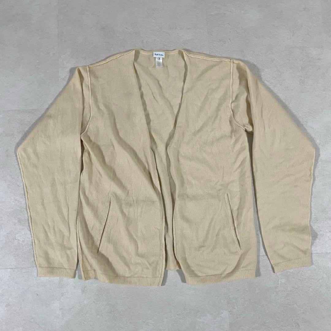 古着 Paul Smith ポールスミス ニット カーディガン ベージュ M