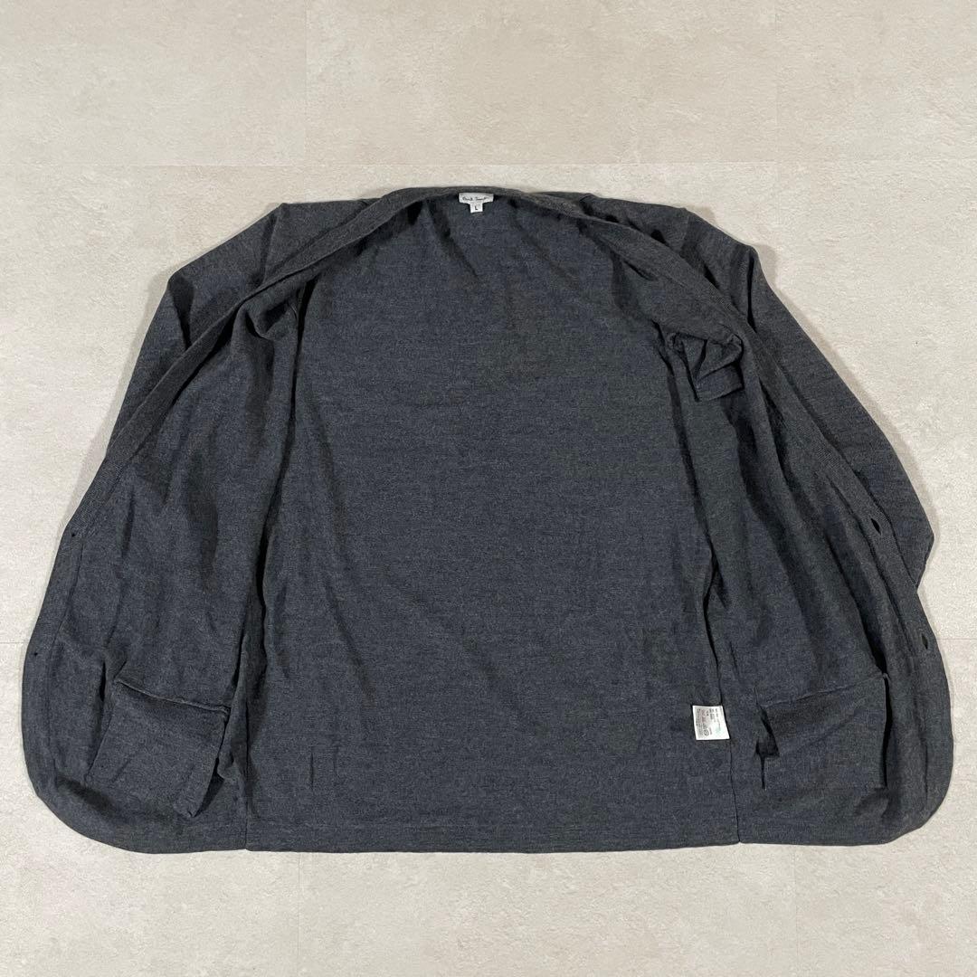 【美品】Paul Smith 長袖カーディガン サイズL ブラック