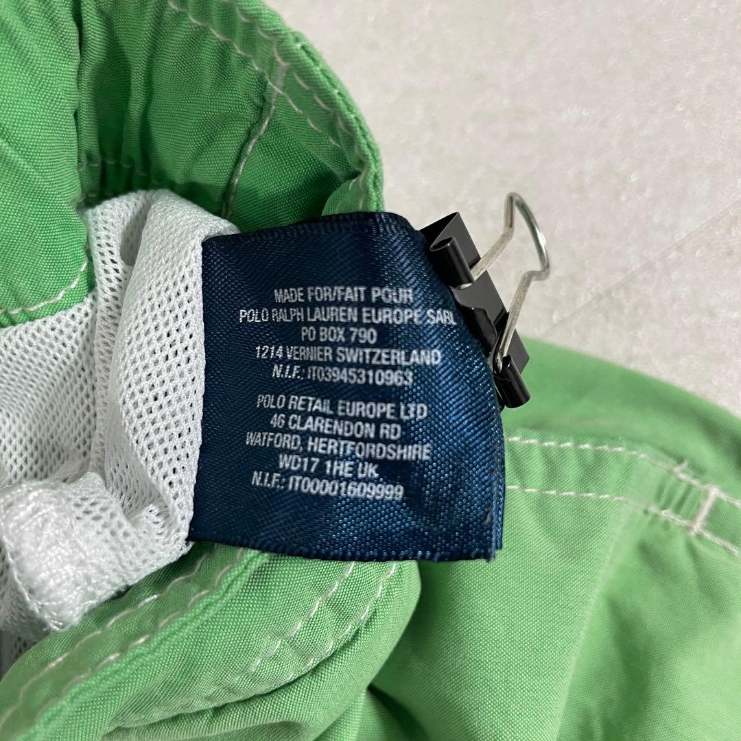 【美品】POLO RALPH LAUREN スイムショーツ サイズ5 グリーン